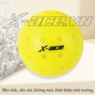 bóng pickleball x-ace 40 lỗ vàng x-ace.vn